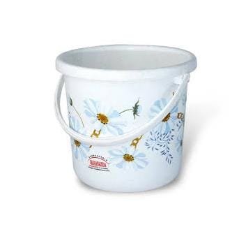 ADR Daisy Plastic Multipurpose Spiral Flower Bucket - 3L