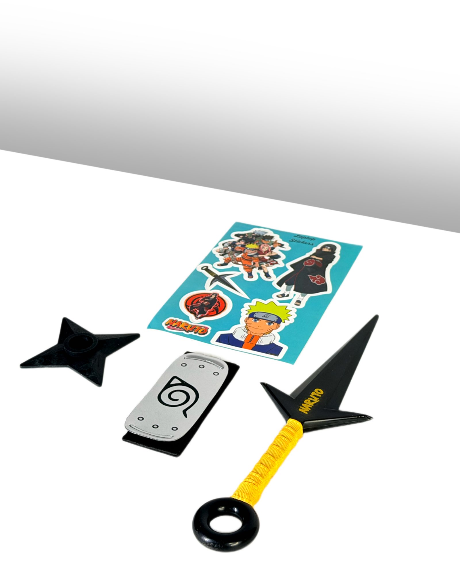 Animex Naruto Knife Minato Kunai Shuriken and Head Band Ninja Combo Pack Ninja Gears