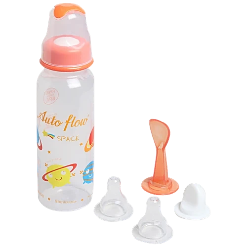 Auto Flow Circus Baby Feeding Bottle With Silicone Nipple 250ml