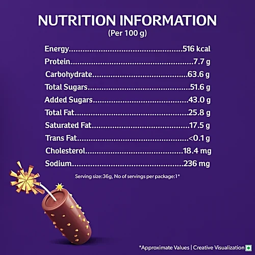Cadbury Dairy Milk Crackle 36G