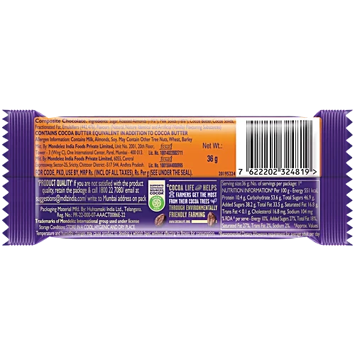 Cadbury Dairy Milk Roast Almond 36G