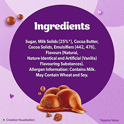 Cadbury Dairy Milk Silk Bubbly 46G