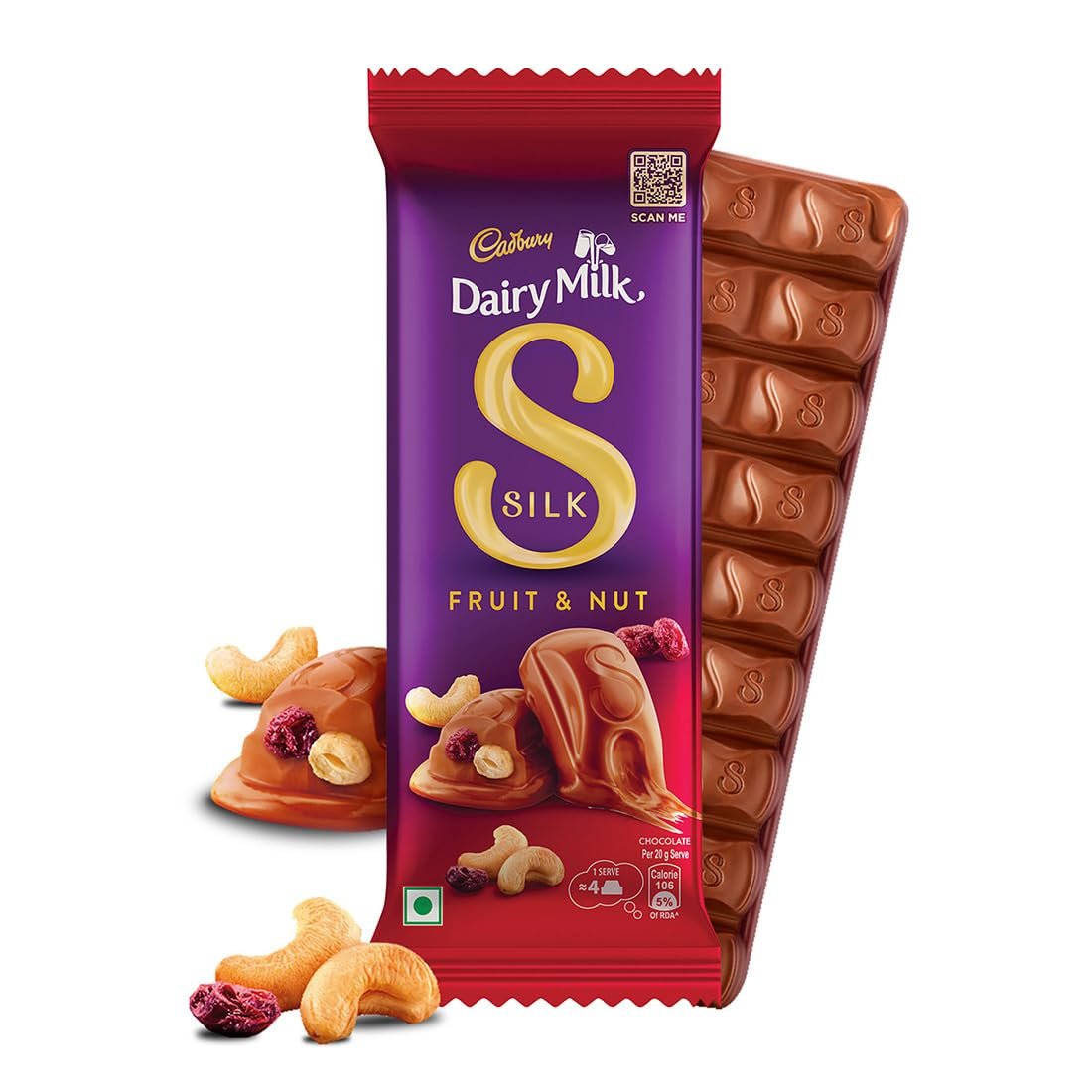 Cadbury Dairy Milk Silk Fruit & Nut 51G