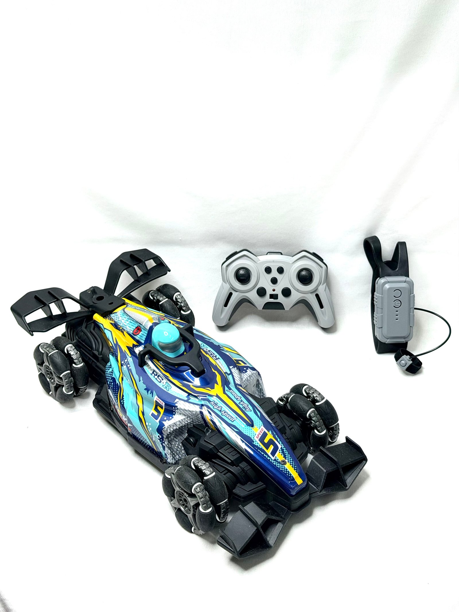 Dual-Control Formula 1 (F1) Drift RC Stunt Car