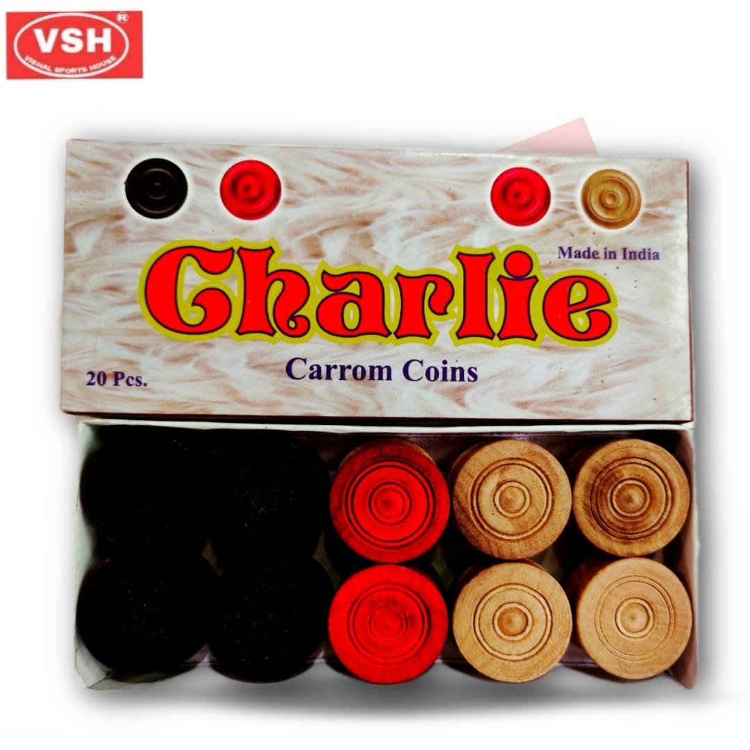 Gharlie Wooden Carrom Coins