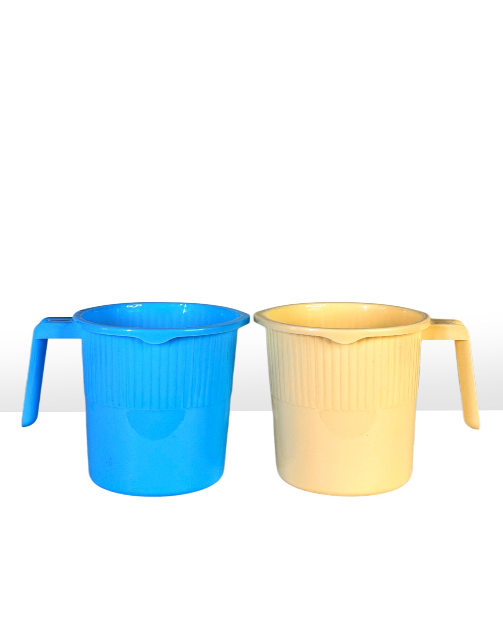 HHAYA Plastic Multipurpose & Bath Mug Combo ( 2 Pcs )