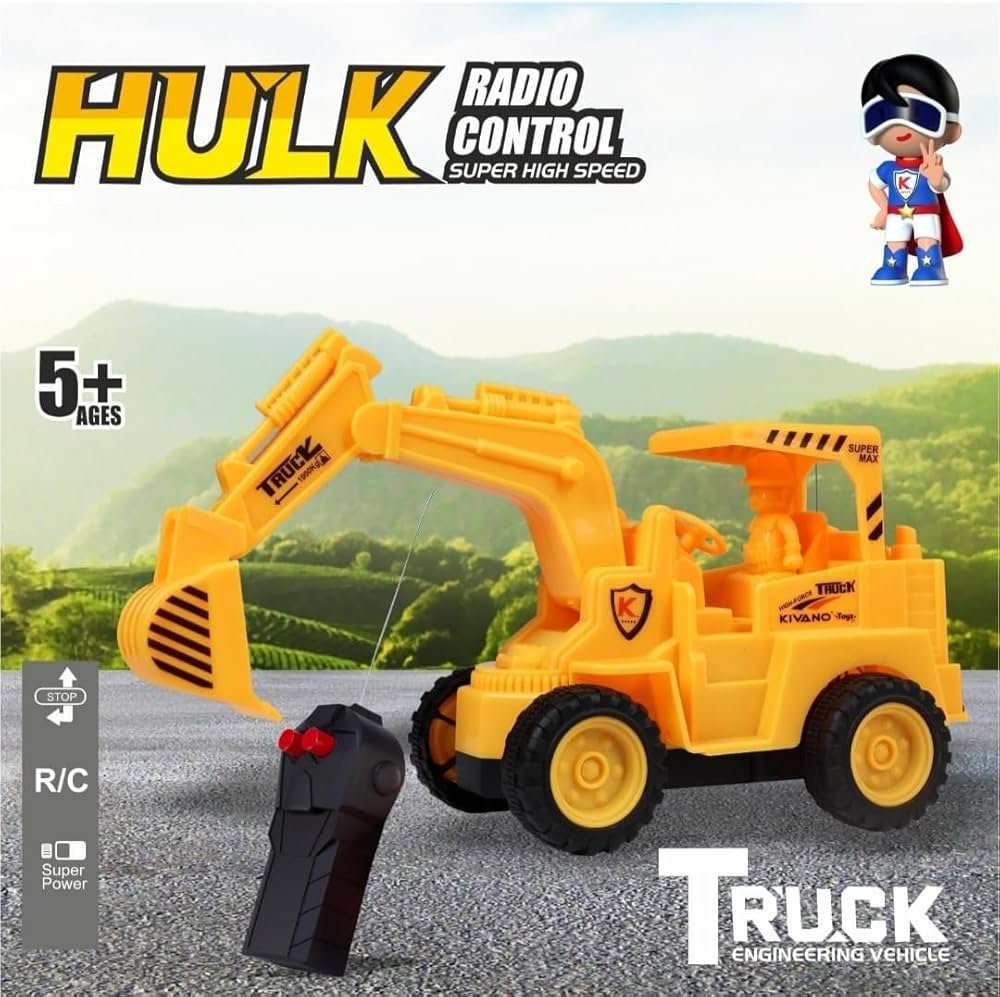 Kivano Remote Control Wireless JCB Bulldozer For Kids