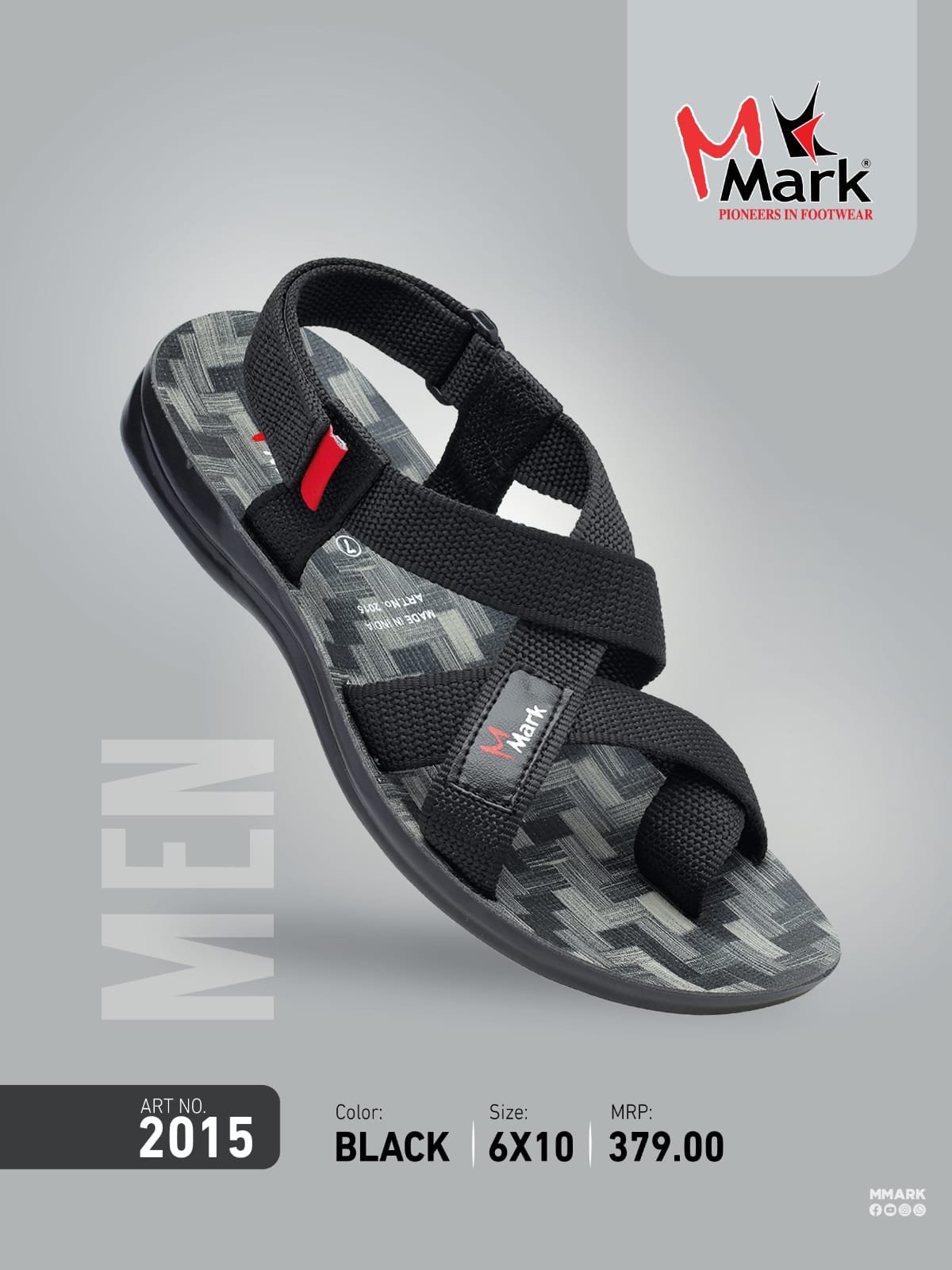 Mark Durable Sports Sandals For Men's 2015
