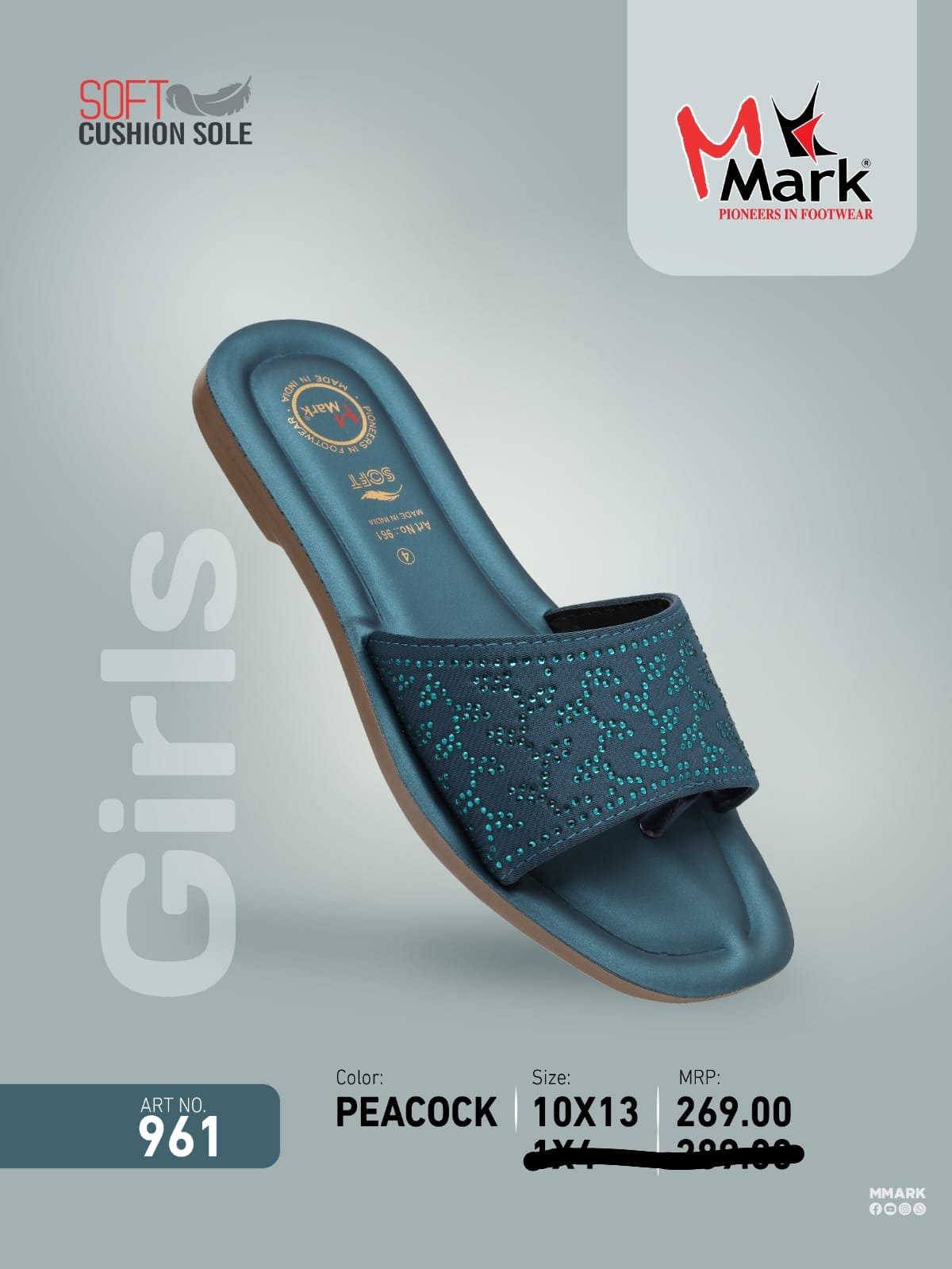 Mark Girls Daily Wear Comfort Sandals