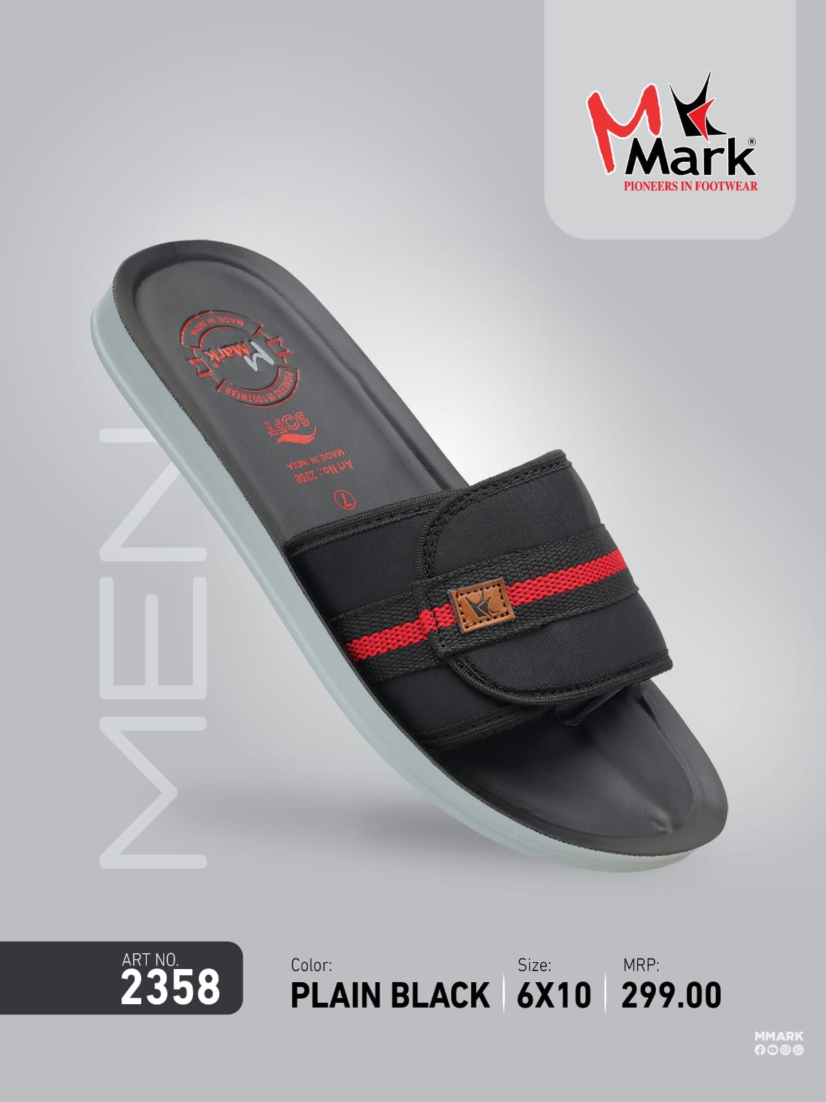 Mark Men's Casual Slipper & Flipflop Men 2358