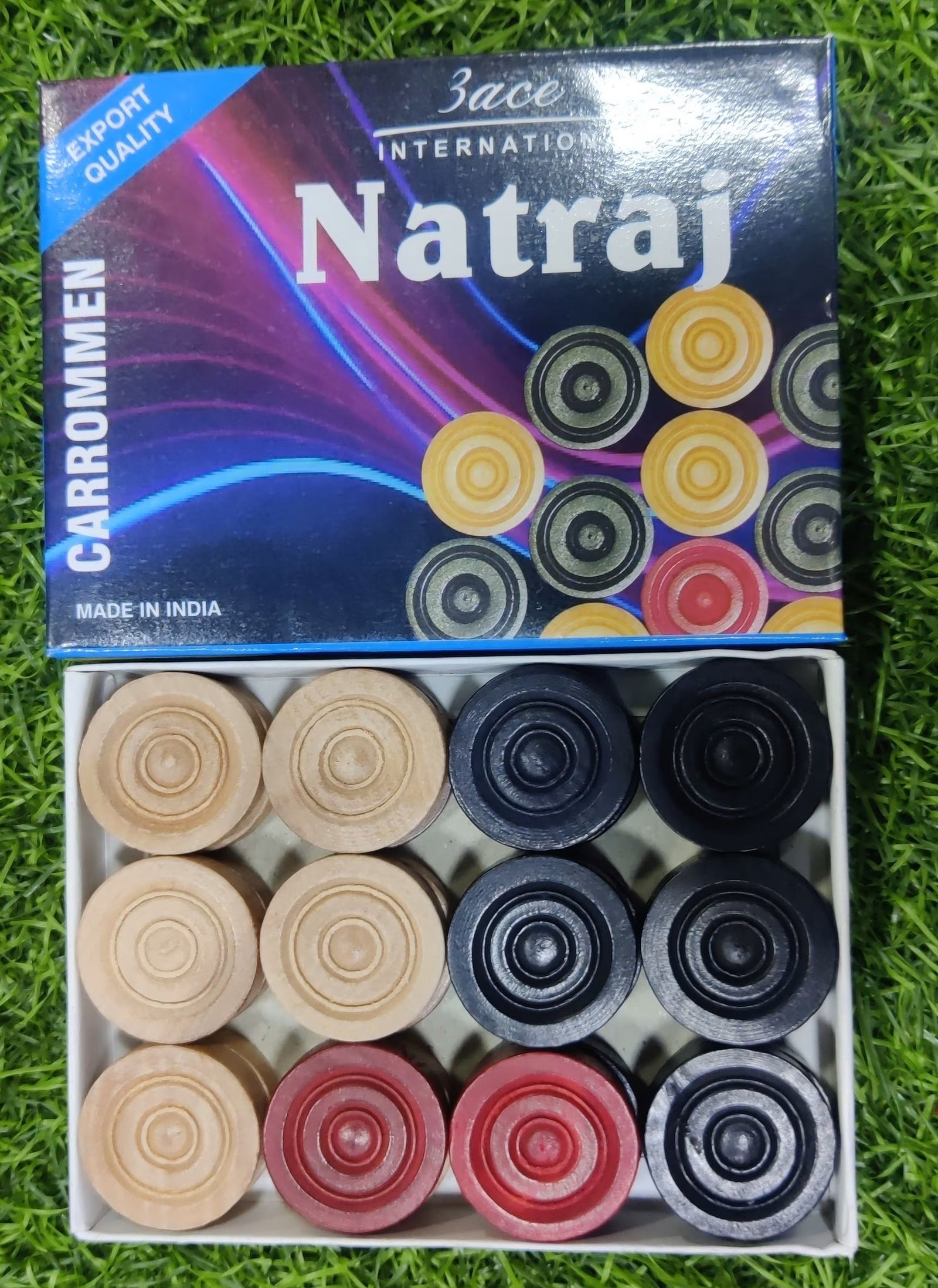 Natraj Wooden Carrom Coins