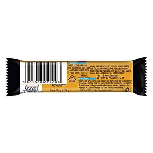 Nestle Bar One Nougat & Caramel Chocolate Bar - 12.4 g
