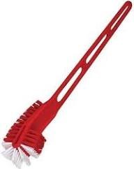 Plastic Bathroom & Toilet Cleaning Double Hockey Brush