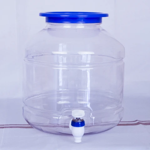Plastic Water Dispenser Jar With Tap