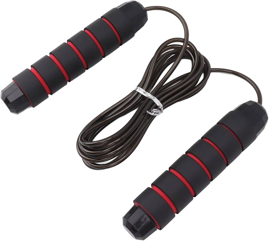 Playfield Black Nylon  Jump Rope Foam Handle For Skipping