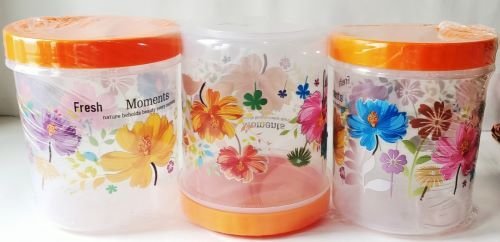 Stay Fresh Grocery Jar Set - 500ML ( 3 Pcs )