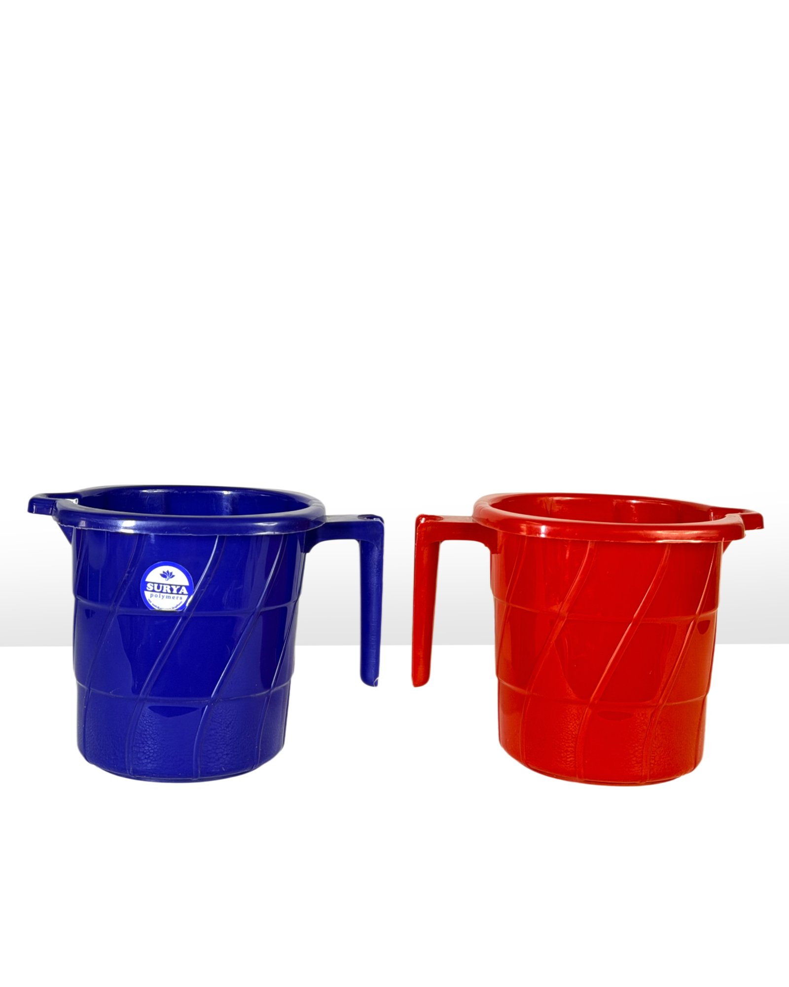 Surya Polymers Plastic Multipurpose & Bath Mug Combo ( 2 Pcs )