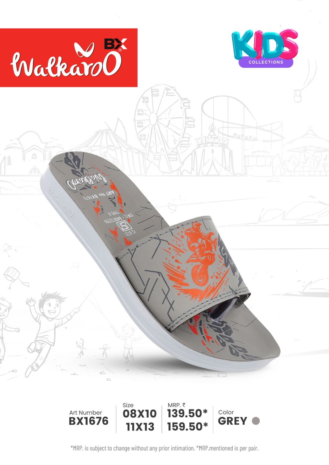 Walkaroo Boy's Daily Footwear BX1676