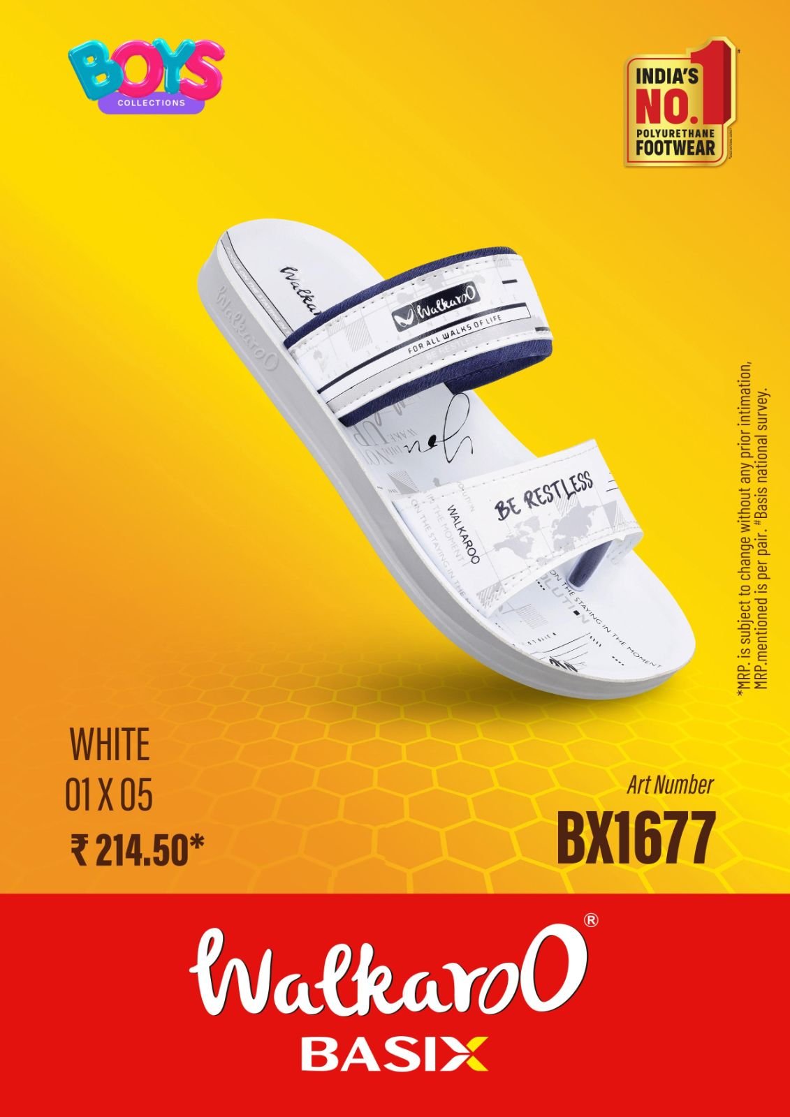 Walkaroo Boy's Daily Footwear BX1677