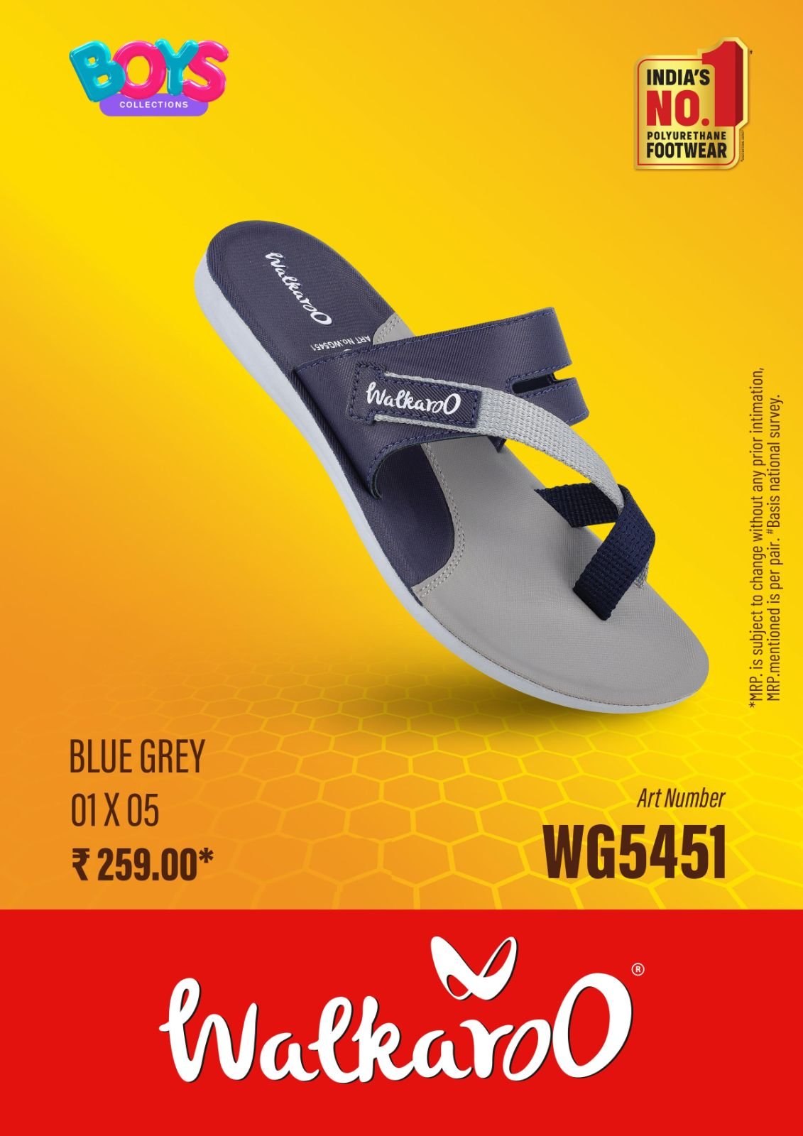 Walkaroo Boy's Daily Footwear