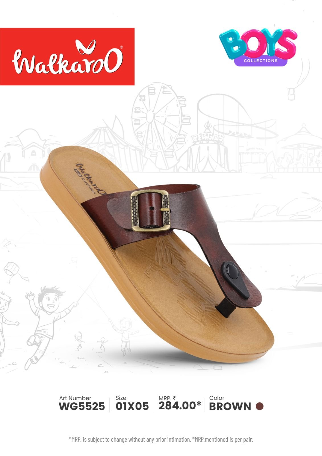 Walkaroo Boy's Daily Footwear