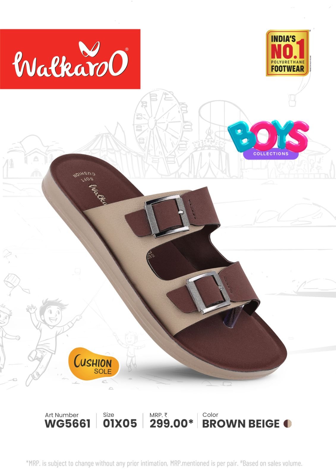 Walkaroo Boy's Daily Footwear