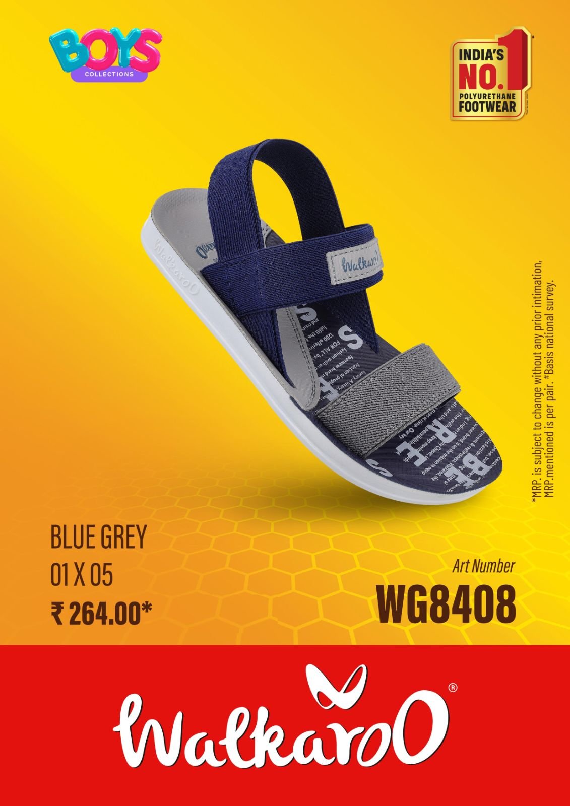 Walkaroo Boy's Daily Footwear
