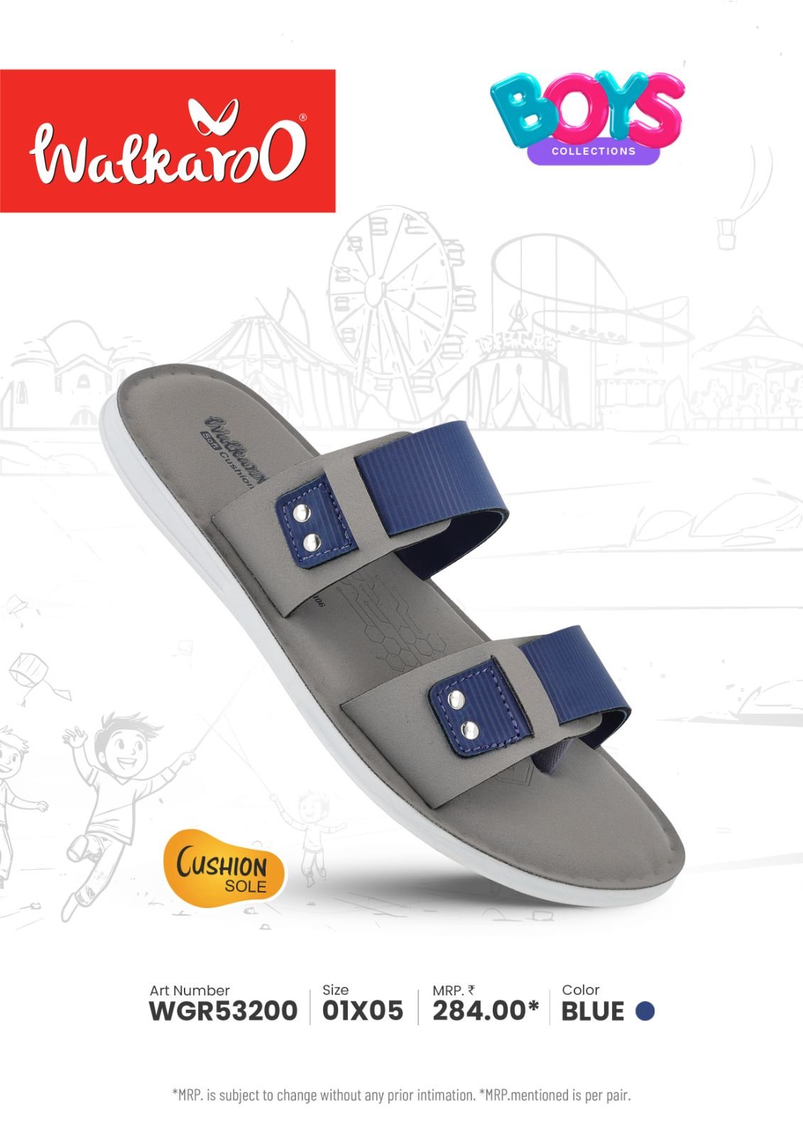 Walkaroo Boy's Stylish Daily Footwear WGR53200