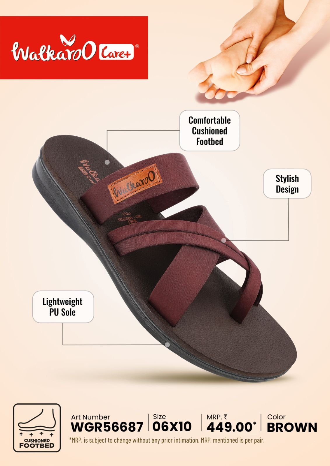 Walkaroo Care Men's Daily Footwear