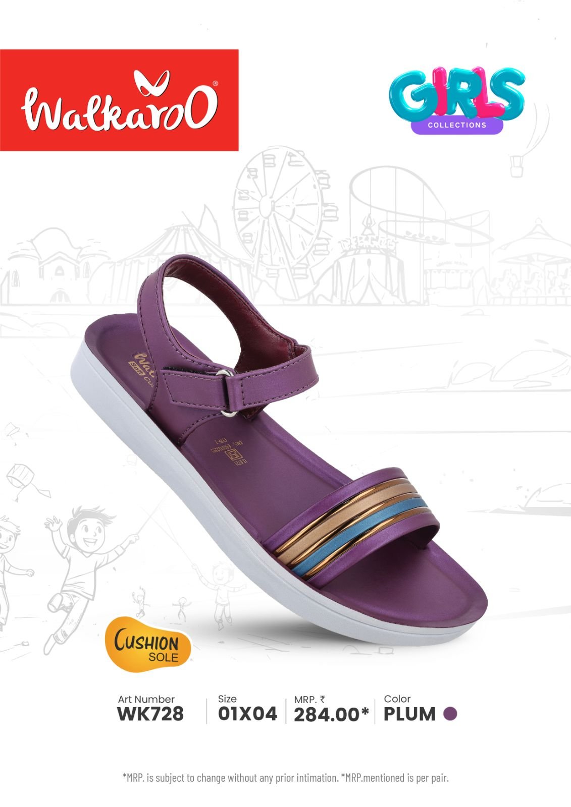 Walkaroo Children's Fashion & Casual Footwear