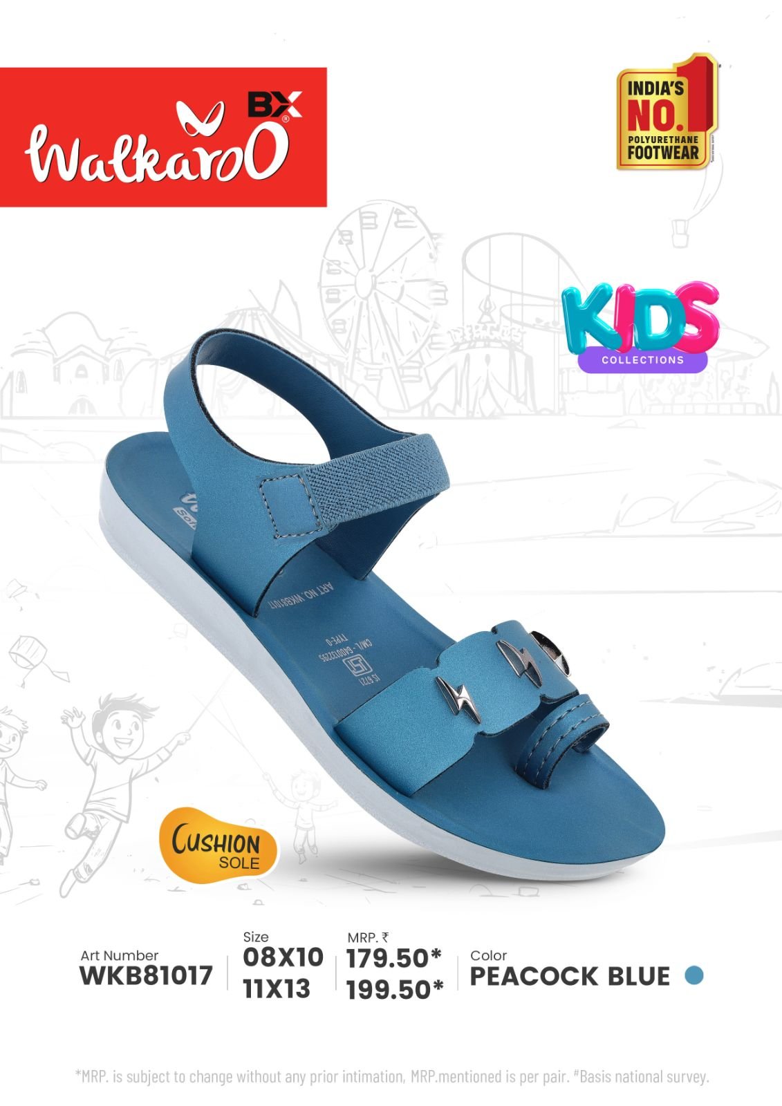 Walkaroo Children's Fashion & Casual Footwear