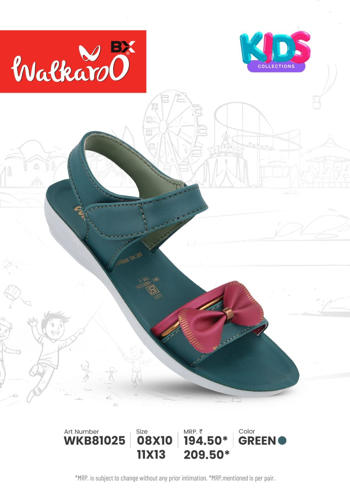 Walkaroo Children's Fashion & Casual Footwear