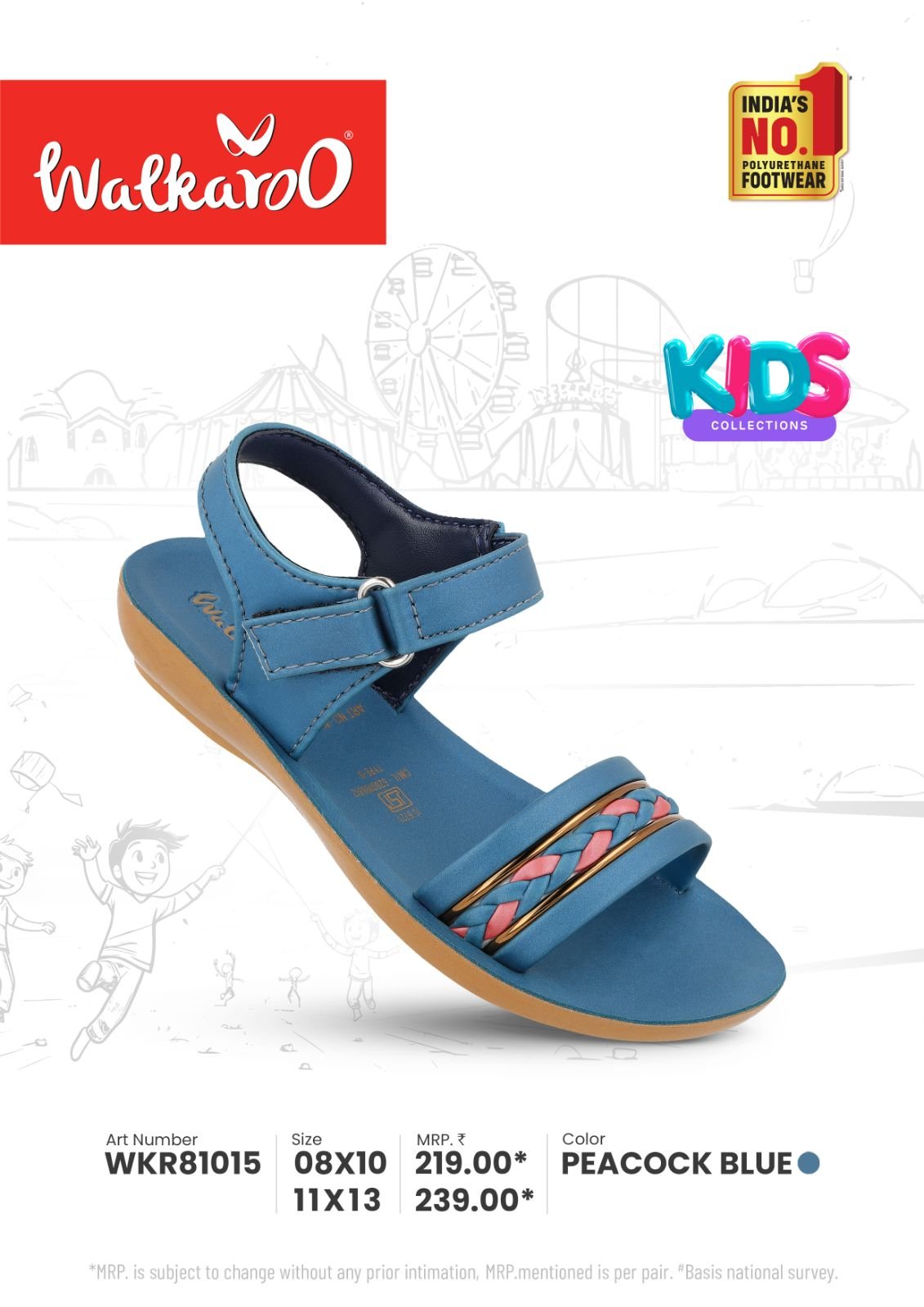 Walkaroo Children's Fashion & Casual Footwear