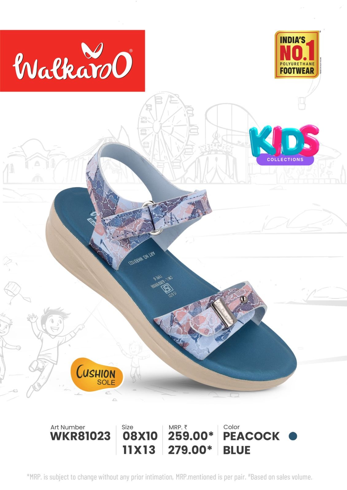 Walkaroo Children's Fashion & Casual Footwear