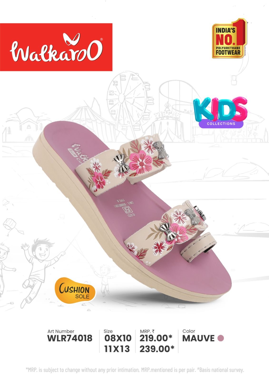 Walkaroo Children's Fashion & Casual Footwear