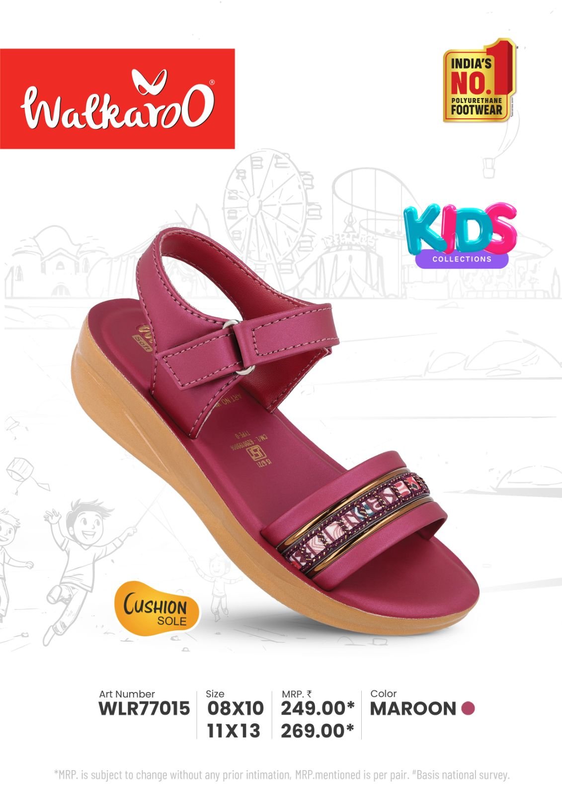Walkaroo Children's Fashion & Casual Footwear