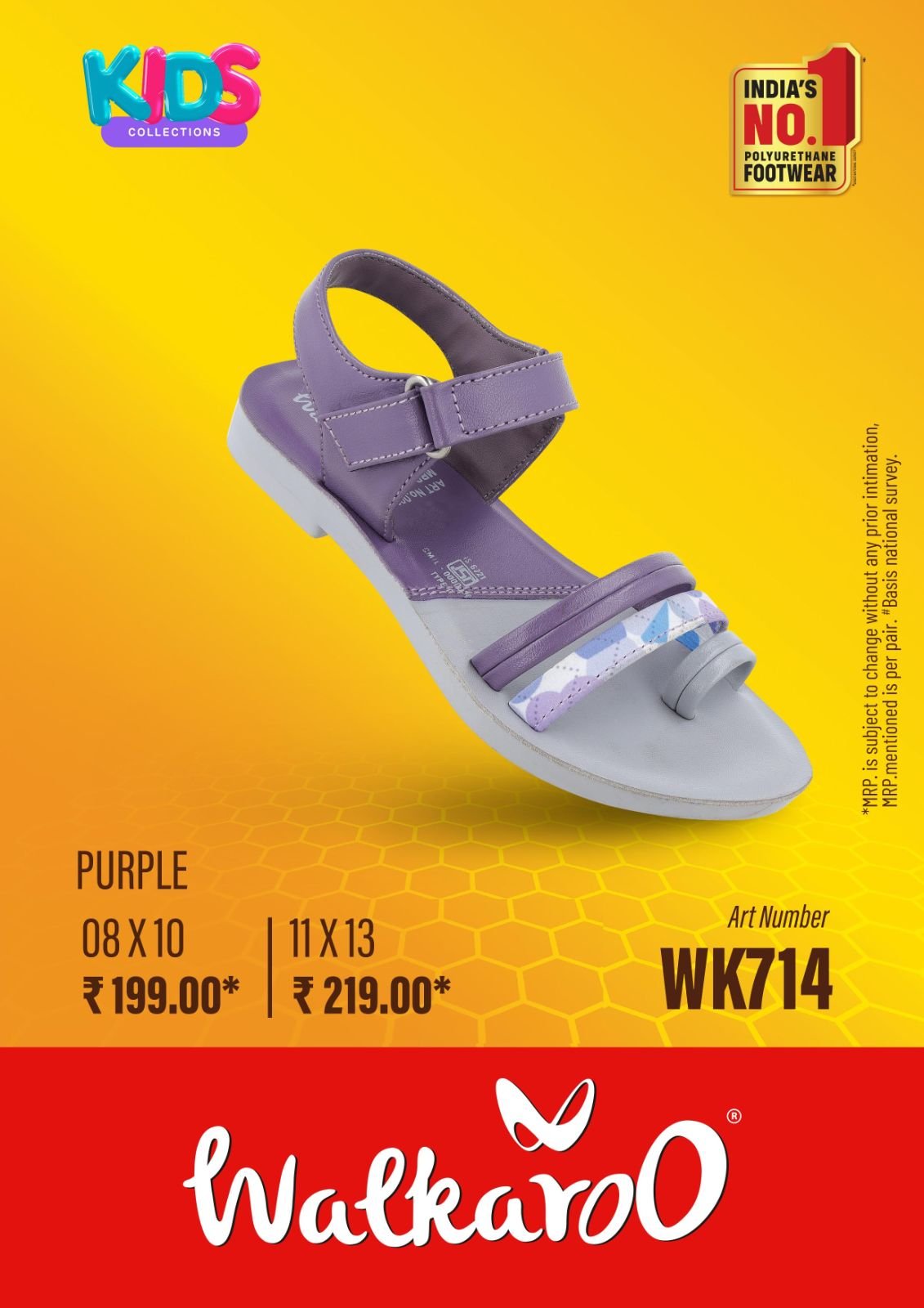 Walkaroo Children's Fashion & Casual Sandals