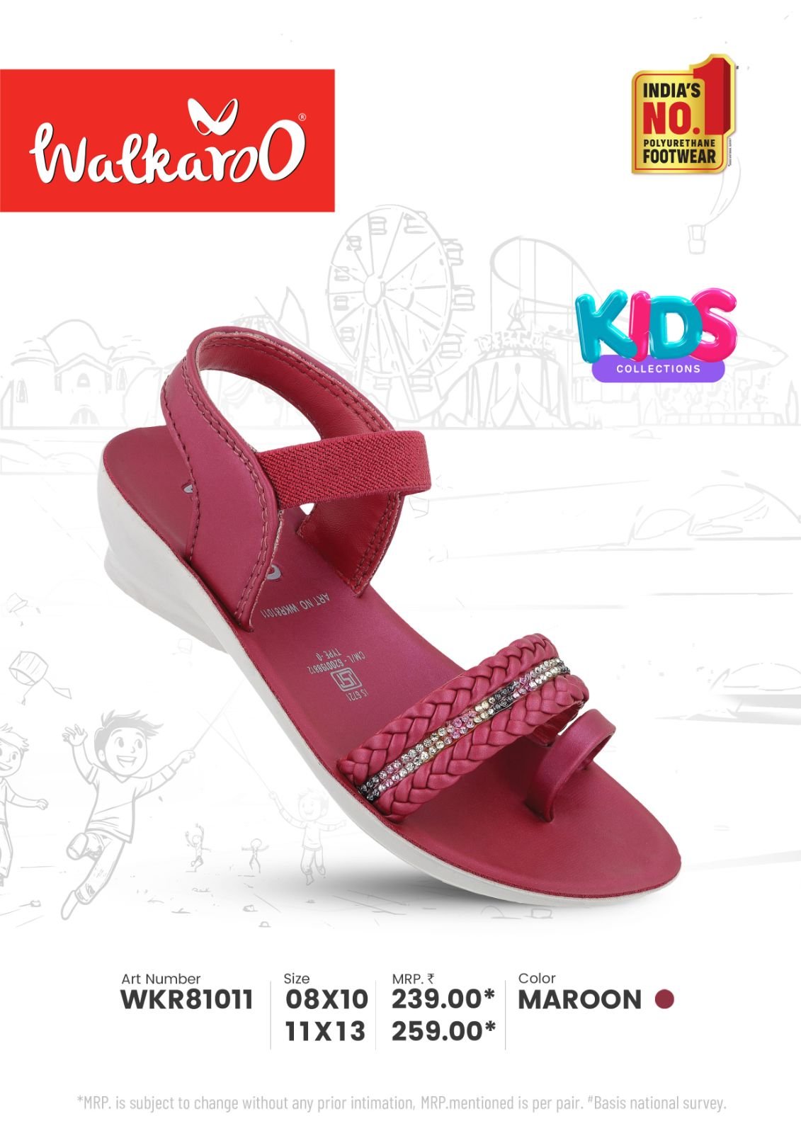 Walkaroo Children's Stylish & Daily Footwear