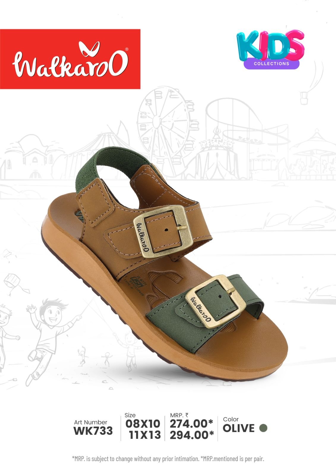 Walkaroo Kid's Fashion & Casual Footwear