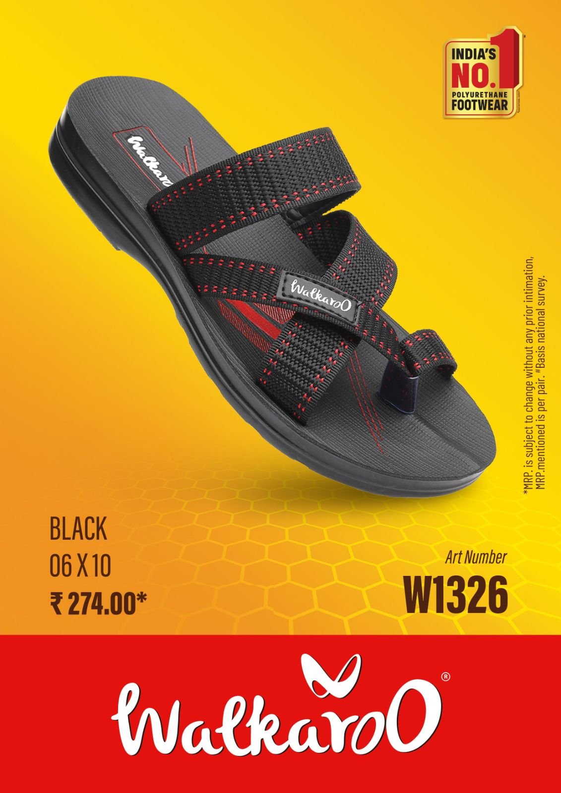 Black with Red