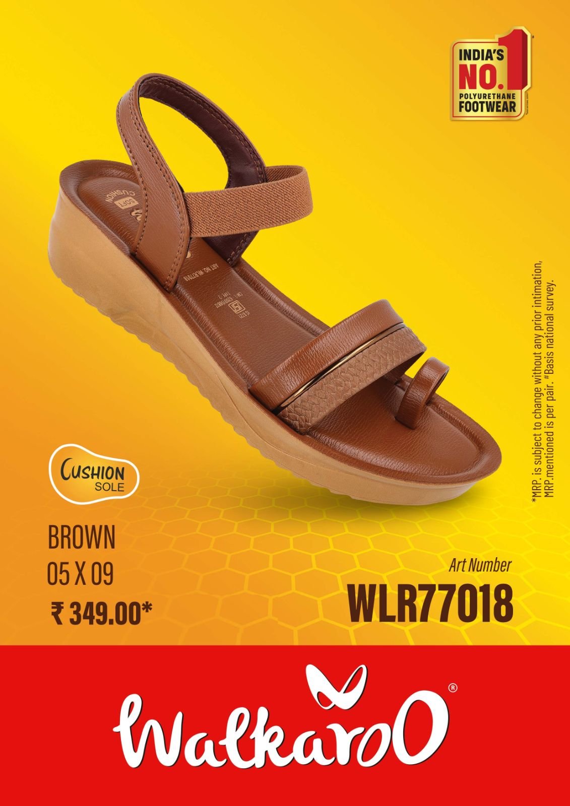 Walkaroo Women's Casual and Comfort Footwear Sandals