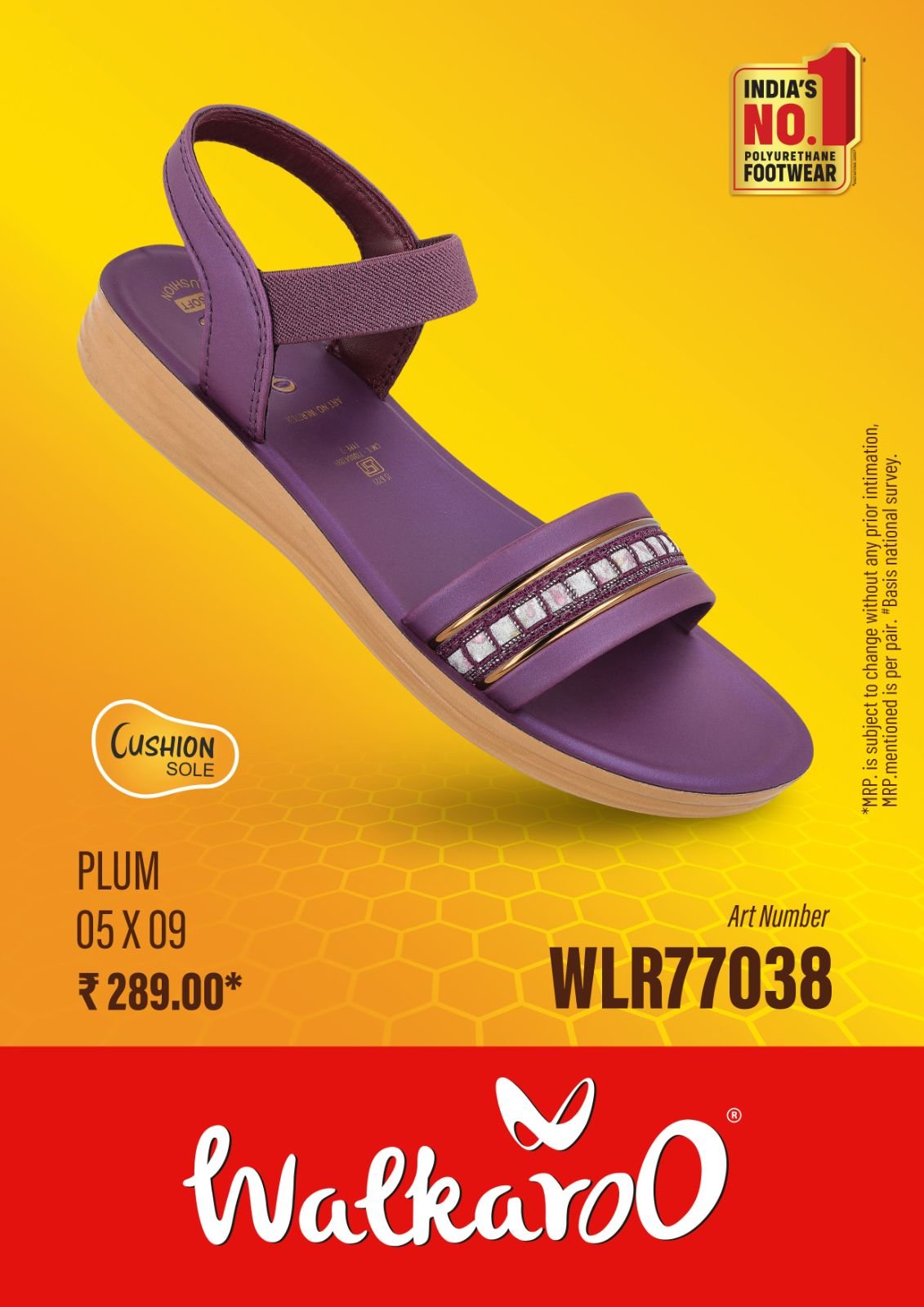 Walkaroo Women's Casual and Comfort Footwear Sandals