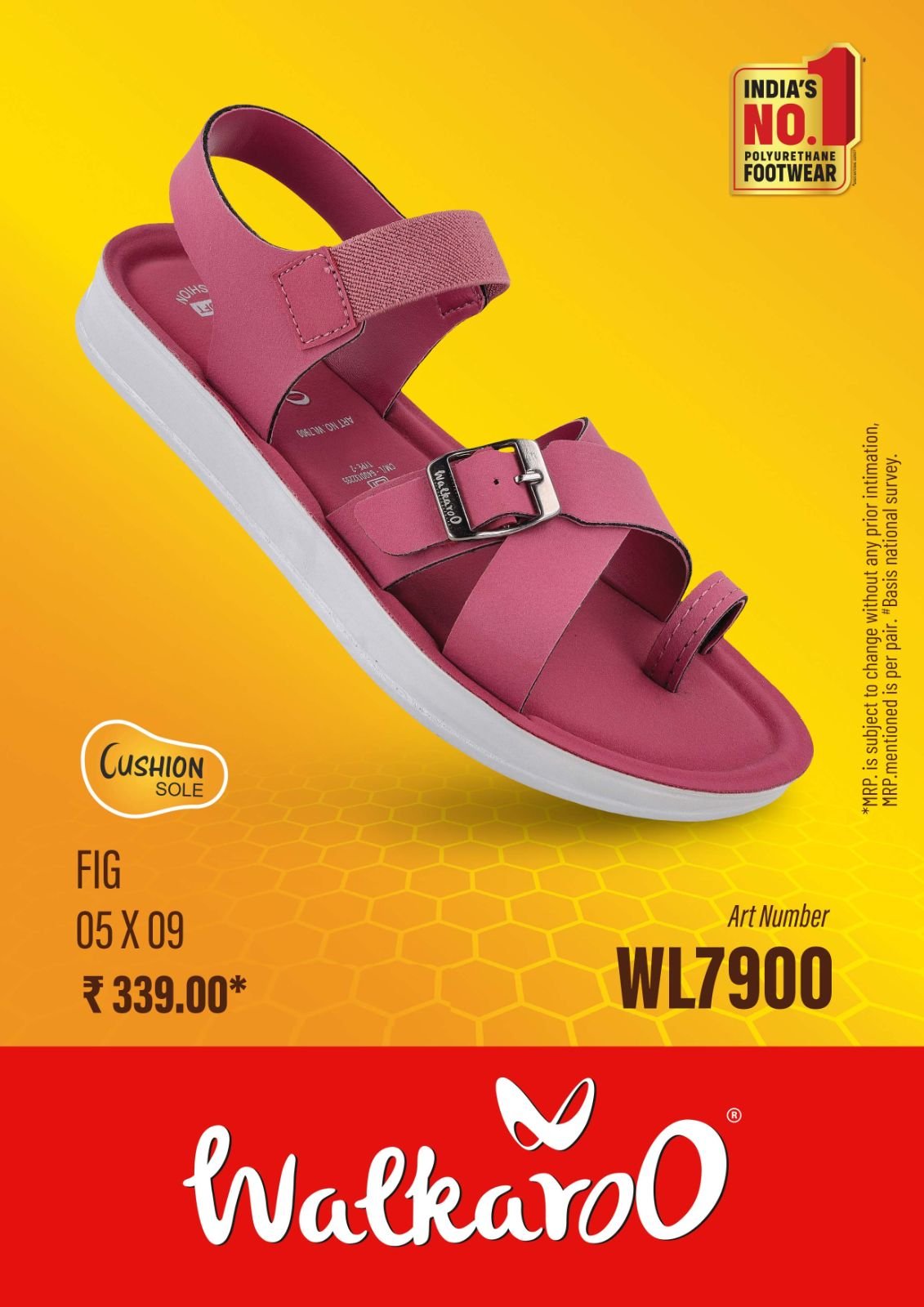Walkaroo Women's Daily Wear Sandals