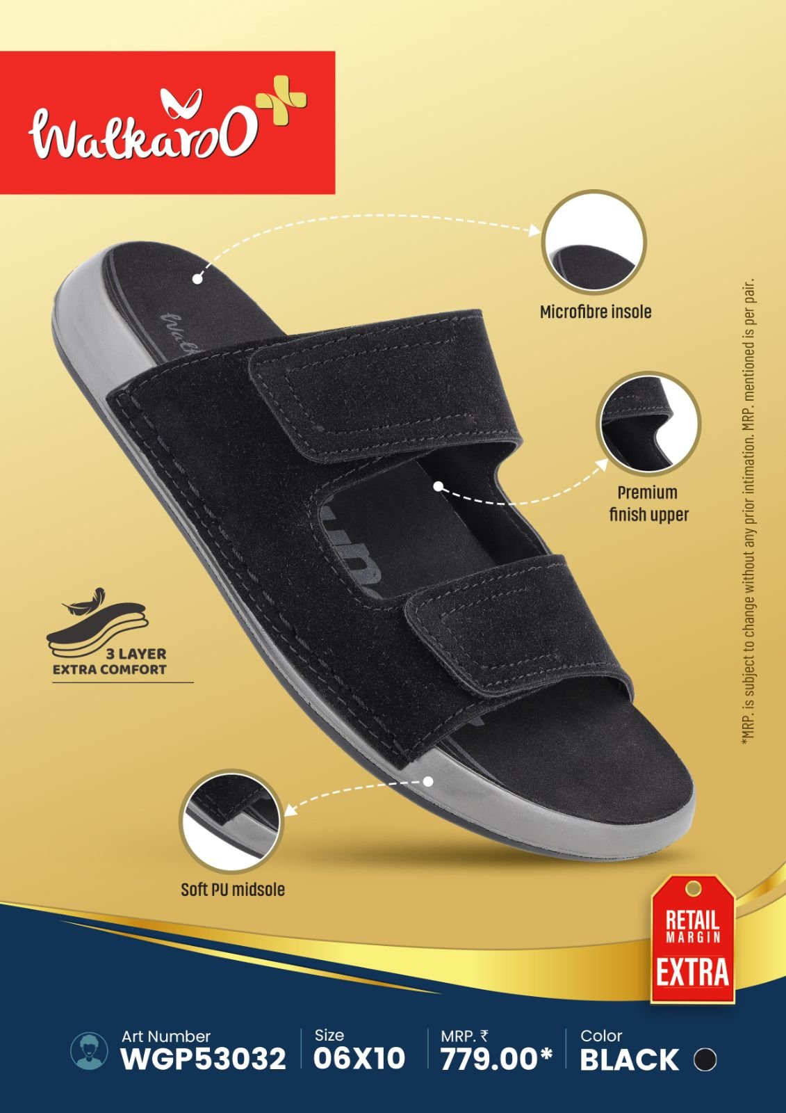Walkaroo Women's Stylish & Comfort Footwear Sandals