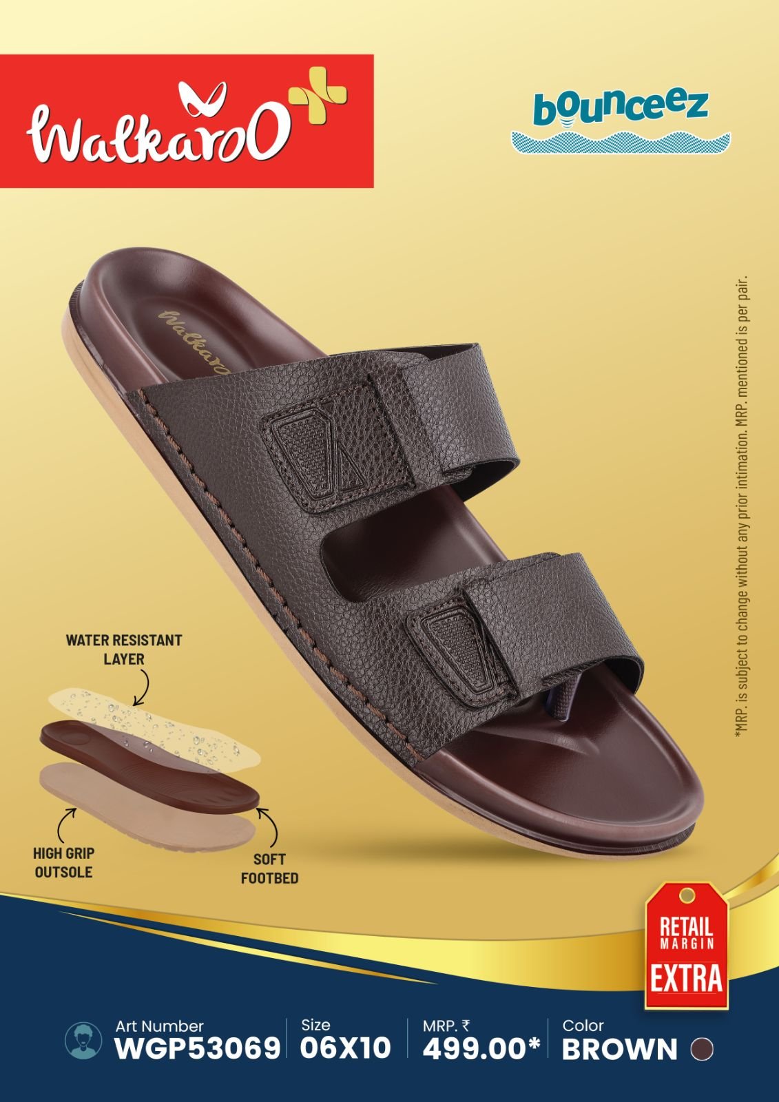 Walkaroo Women's Stylish & Comfort Footwear Sandals