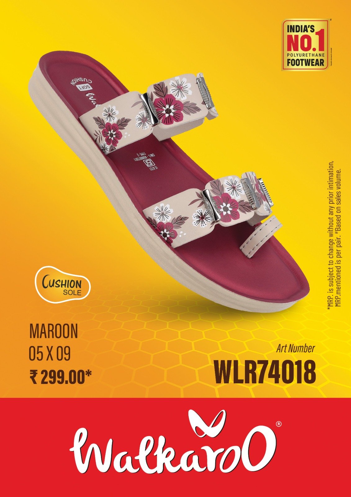 Walkaroo Women's Stylish & Comfort Footwear Sandals