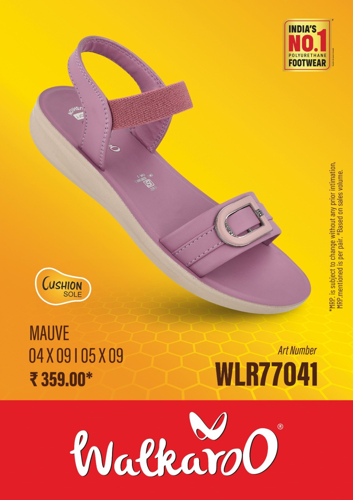 Walkaroo Women's Stylish & Comfort Footwear Sandals